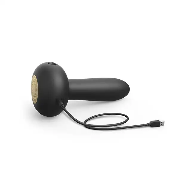 Dorcel - Deep Thrust Thrusting Vibrator with Remote Control - wibrator z ruchem posuwistym dla przyjemnej stymulacji. Wyjątkowo cichy!
