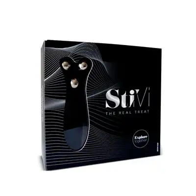 StiVi - Recharge Partner Vibe - luksusowy wibrator o ergonomicznym kształcie i trzech kulkach przyjemności 