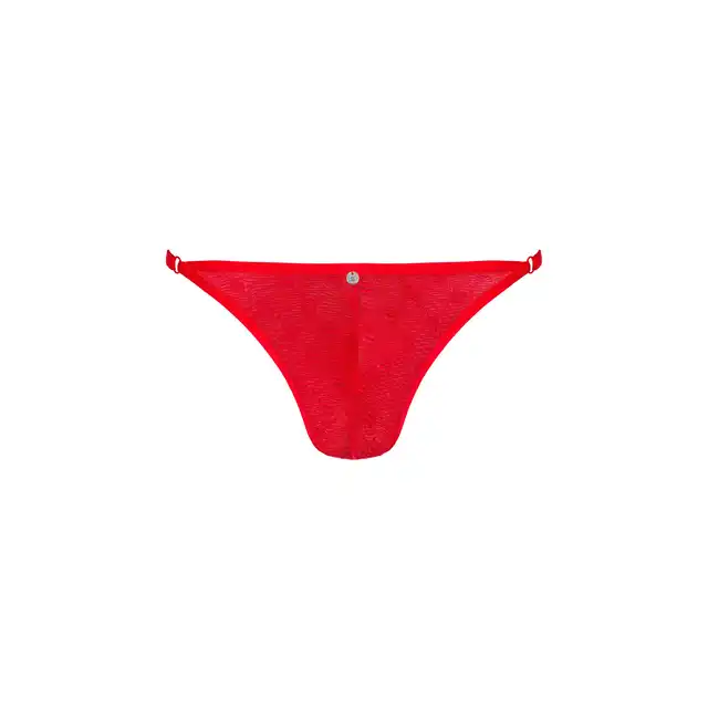 Obsessive - Obsessiver String O/S. Ponętne stringi męskie w krwisto czerwonym kolorze. Idealne na wzbudzenie podniecenia u siebie i partnerki