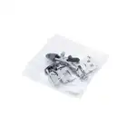 Oproducts - Nipple Clamps Bitch. Stalowe  regulowane klamerki na sutki z masywnym napisem Bitch i łańcuszkiem