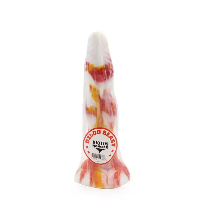 Kiotos Monstar - Beast 12. Dildo w kształcie penisa kosmicznej bestii. 15,5 cm długości, 6 cm średnicy