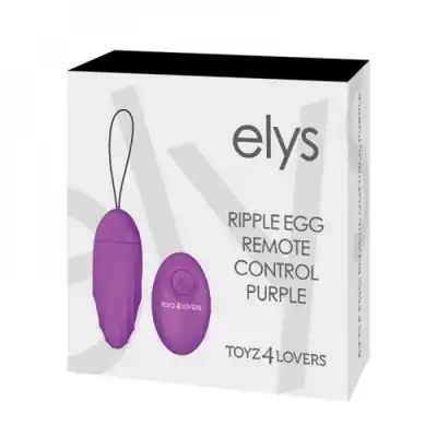 Elys - Ripple Egg. Wibrujące jajeczko sterowane na bezprzewodowego pilota. Idealne do igraszek solo i w parze