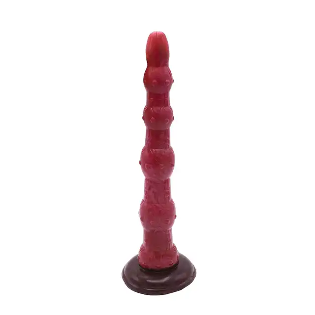 Kiotos Monstar - Beast 45. Mega długie zwierzęce dildo z 4 zgrubieniami. 37,5 cm długości, 5,7 cm średnicy