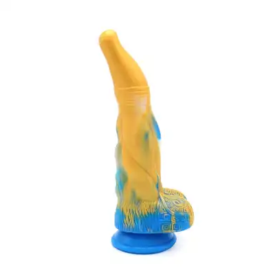 Kiotos Monstar - Beast 17. Intrygujące dildo w kształcie penisa kosmicznej bestii. Ciekawe tekstury. 25,5 cm długości, 5,5 cm średnicy