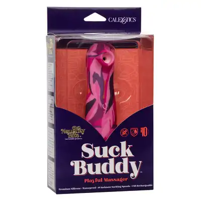 Calexotics - Suck Buddy. Wibrator ciśnieniowy z 10 funkcjami orgazmicznej przyjemności. Jedyny w swoim rodzaju design i specjalnie wyprofilowana końcówka do stymulacji łechtaczki