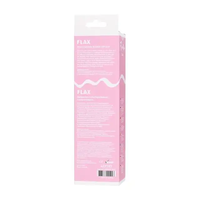 Toyfa - Flovetta Flax. Wibrator podwójny z żebrowaną powierzchnią. Wzmocnij orgazmiczne doznania poprzez podwójną stymulację łechtaczki i waginy