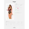 Obsessive - Estiqua body M/L - kobiece body z siateczki ze zmysłowo odkrytymi plecami