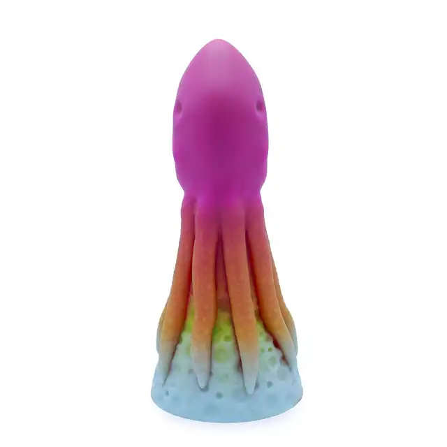 Kiotos Monstar - Beast 54. Wielkie dildo w kształcie ośmiornicy. 29 cm długości, 8 cm średnicy