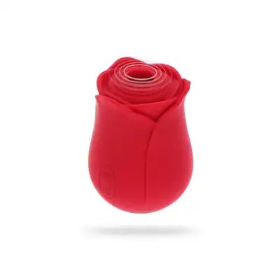 ToyJoy - Ravishing Rose Pulse Stim Red - stymulator łechtaczki imitujący seks oralny. 10 trybów przyjemności 