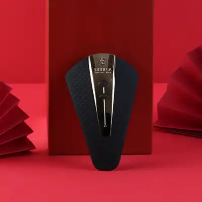 Shunga - OBI - Intimate massager black - luksusowy masażer do łechtaczki dla kobiety poszukującej wrażeń
