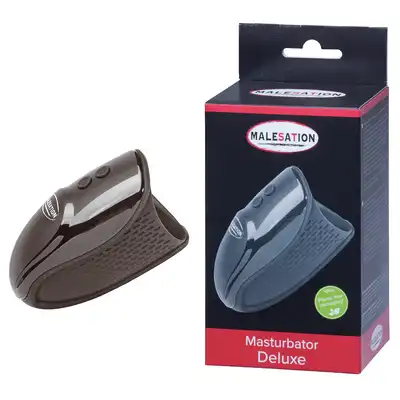Malestation - Masturbator Deluxe USB. Stymulator główki penisa z 2 mocnymi silniczkami. Zawrotnie przyjemna pulsacja i wibracja