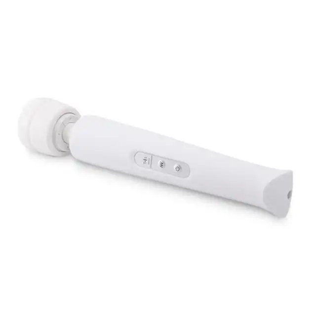 Candy Pie - Magic Wand White. Potężny wibrator typu magiczna róźdżka do stymulacji łechtaczki i masażu ciała. Elegancki design w śnieżnobiałym kolorze