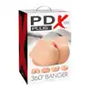 PDX Plus - 360° Banger. Ultra realistyczny masturbator w formie kobiecych zgrabnych ud i miękkich pośladków. Dwie dziurki rozkoszy są zawsze gotowe na Twoje polecenia i wszystkie style