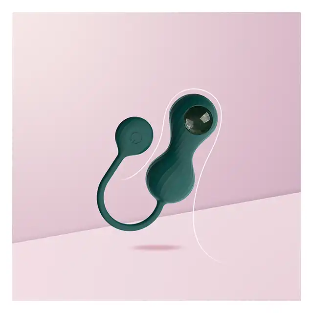 Magic Motion - Crystal Duo Smart Kegel. Zestaw 3 kulek gejszy. 2 sterowane na aplikację. Nieograniczony zasięg. 