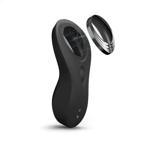 Dorcel - Discreet Vibe + Panty Vibrator with Remote Control - Black - wibrator do majtek z silnym magnesem. Ciesz się wszędzie przyjemnością! 