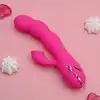 Calexotics - Oceanside Orgasm Pink - wibrator z króliczkiem i niesamowitym ruchem ssącym do łechtaczki. Gwarancja przyjemności 