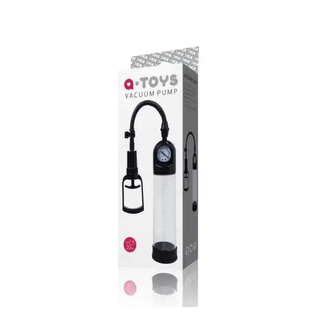 A-Toys - Vacuum Pump. Wygodna pompka próżniowa do penisa. Przezroczysta tuba, linijka i całkowita kontrola nad powiększeniem penisa