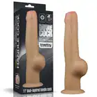 LoveToy - Nature Cock 11". Ultra realistyczne silikonowe dildo z super mocną przyssawką. Wykonane przy pomocy technologii Dual-Layered