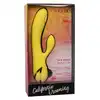 Calexotics - California Dreaming - San Diego Seduction Yellow - wibrator z króliczkiem. Końcówka z ruchem pulsacyjnym do perfekcyjnej stymulacji punktu G 