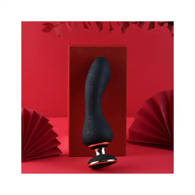 Shunga - SANYA - Intimate massager black - luksusowy wibrator do stymulacji waginalnej lub łechtaczki z hipoalergicznego silikonu 