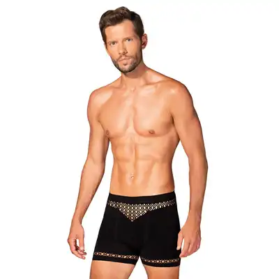 Obsessive - M102 bokserki S/M/L - męskie bokserki z eleganckim wzorem. Nowoczesny krój
