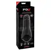 PDX Elite - Vibrating Roto Teaser - luksusowy masturbator z ruchem obrotowym w dwóch kierunkach i elektryzującymi wypustkami! 