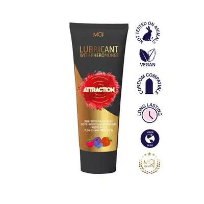 LUBRICANT WITH PHEROMONES ATTRACTION RED FRUITS 100 ML