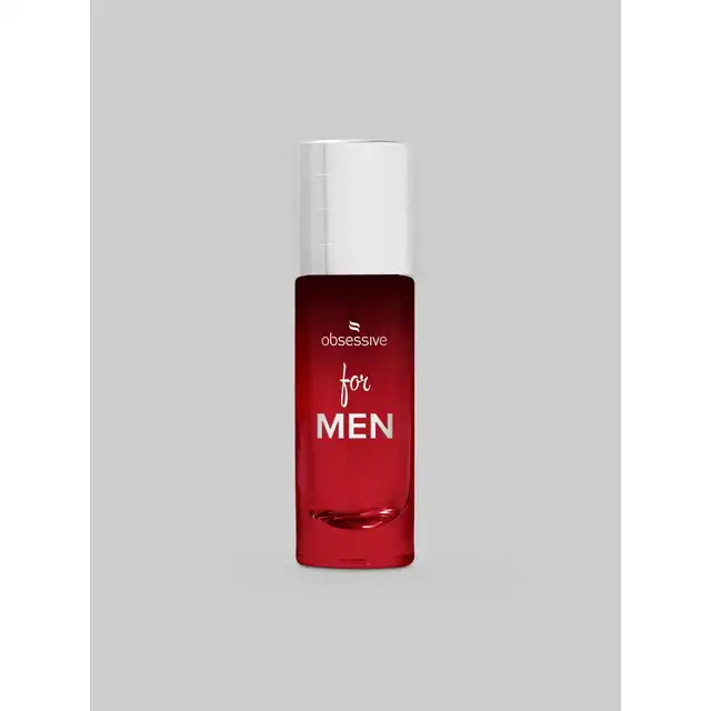Obsessive - Perfumy męskie z feromonami 10 ml. Obłędnie kuszący zapach z nutami cytrusów dla mężczyzn pewnych siebie
