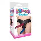 Lollicock - Skyler Strap On. Wytrzymała uprząż strap-on z podwójnymi otworami. Niesamowita opcja użycia dwóch dildo na raz!