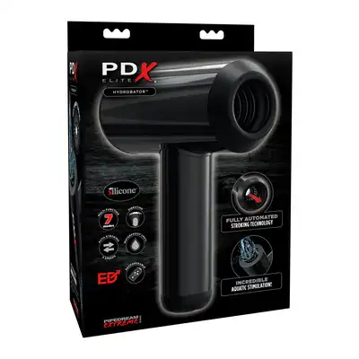 PDX Elite - Hydrobator - specjalnie stworzony masturbator do zabawy pod prysznicem. Żłobienia i wypustki dla idealnej stymulacji