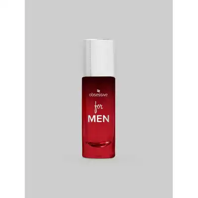 Obsessive - Perfumy męskie z feromonami 10 ml. Obłędnie kuszący zapach z nutami cytrusów dla mężczyzn pewnych siebie