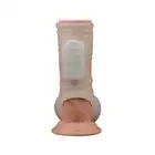 LoveToy - Wave Knights Vibrating Sleeve. Prążkowana nakładka na penisa z wibracjami. Do 45 % więcej obwodu 