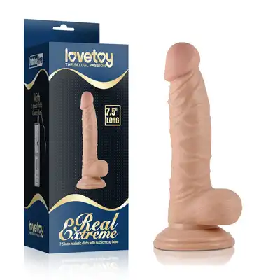 7.5" Real Extreme Dildo Flesh