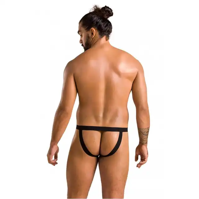 Passion - 044 Slip Open Ben L/XL - męskie majtki z otwartym tyłem. Odważna propozycja 
