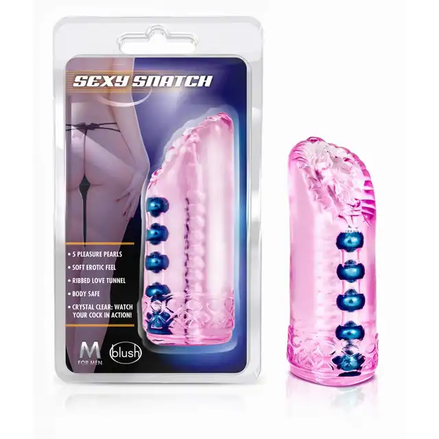 M for Men - Sexy Snatch Masturbator - masturbator z gwarancją przyjemności. Idealny w podróż 
