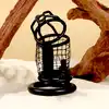 Oproducts - Chasity Cage Squares Black. Stalowa przewiewna klatka na penisa 4,5 cm średnicy oraz 11 cm długości 
