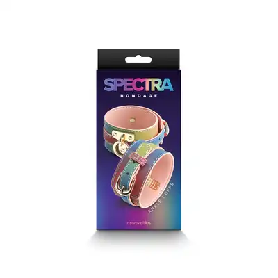 SPECTRA BONDAGE ANKLE CUFF RAINBOW