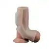 LoveToy - Ridge Knights Vibrating Sleeve. Wibrująca nakładka na penisa i jądra ze żłobieniami. Do 45% więcej obwodu. 