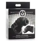 Master Series - Dark Chamber. Unikalny silikonowy pas cnoty z otworem na jądra. Idealne dopełnienie gry wstępnej. 