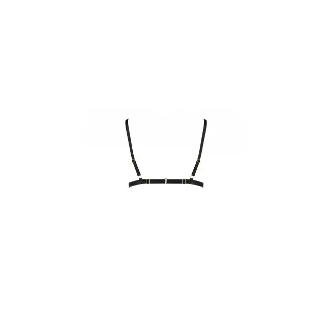 Passion - Meggy Bra S/M. Zjawiskowy biustonosz ze zdobieniem harness. Pięknie wyeksponowany dekolt pasujący do każdej stylizacji