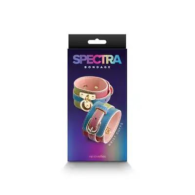 SPECTRA BONDAGE WRIST CUFF RAINBOW