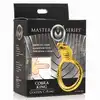 Master Series - Cobra King Gold Ring. Metalowy pierścień na penisa w kształcie złotej kobry z czerwonymi oczami. 