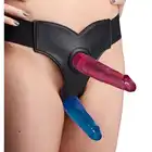 Lollicock - Skyler Strap On. Wytrzymała uprząż strap-on z podwójnymi otworami. Niesamowita opcja użycia dwóch dildo na raz!