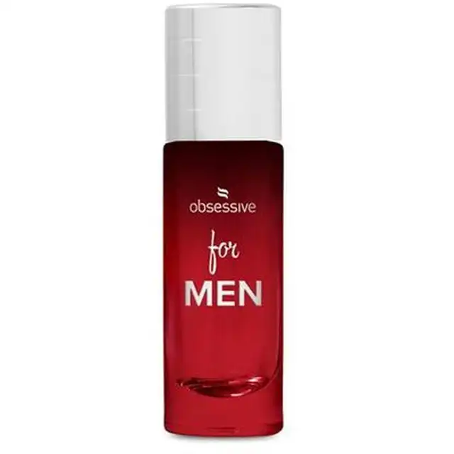 Obsessive - Perfumy męskie z feromonami 10 ml. Obłędnie kuszący zapach z nutami cytrusów dla mężczyzn pewnych siebie