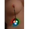 Charmed - Heart Adjustable Nipple Clamps LED. Nowoczesne klamerki na sutki z 3 kolorami podświetlenia. Szaleństwo upojnej nocy. 