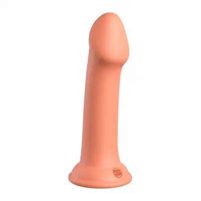 Dillio - Big Hero 6 Inch. Pomarańczowe dildo z silikonu premium utwardzanego platyną. Idealne do uprzęży strap-on. 17,2 cm długości