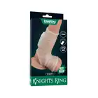 LoveToy - Wave Knights Vibrating Sleeve. Prążkowana nakładka na penisa z wibracjami. Do 45 % więcej obwodu 