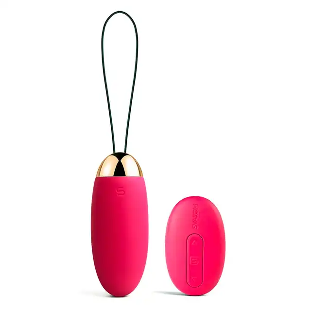 Svakom- Elva Vibrating Egg Pink USB. Jajeczko wibrujące z pilotem i inteligentnym trybem doprowadzającym do orgazmu 