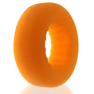 Oxballs - Axis Shocking Superior Orange. Ring na penisa z innowacyjnego materiału. Bardziej elastyczny, wytrzymały. Nie zsuwa się. 