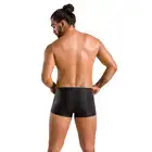 Passion - 050 Short Patrick L/XL - seksowne męskie bokserki wykonane z błyszczącego materiału